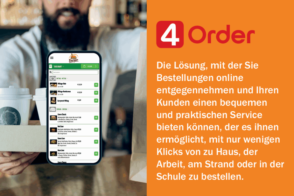 Digital bestellen mit 4 Order